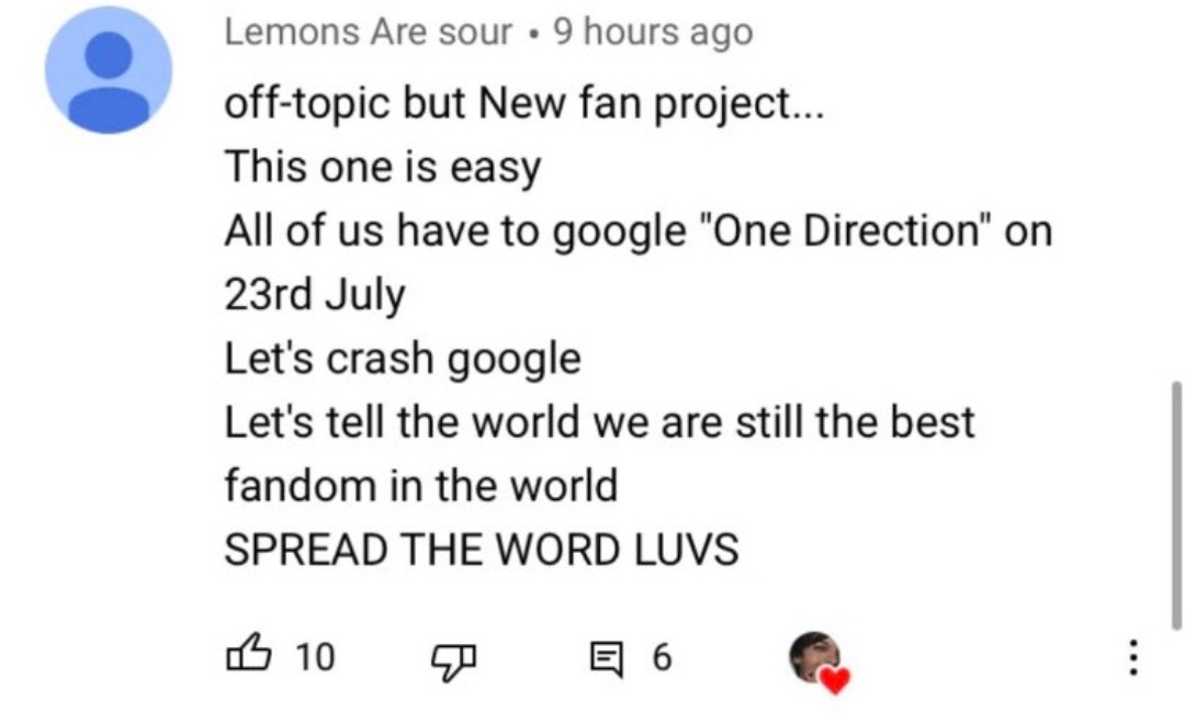 sweetlouii's tweet photo. Lets break Internet! #11YearsOfOneDirection https://t.co/bNw95hBKaO