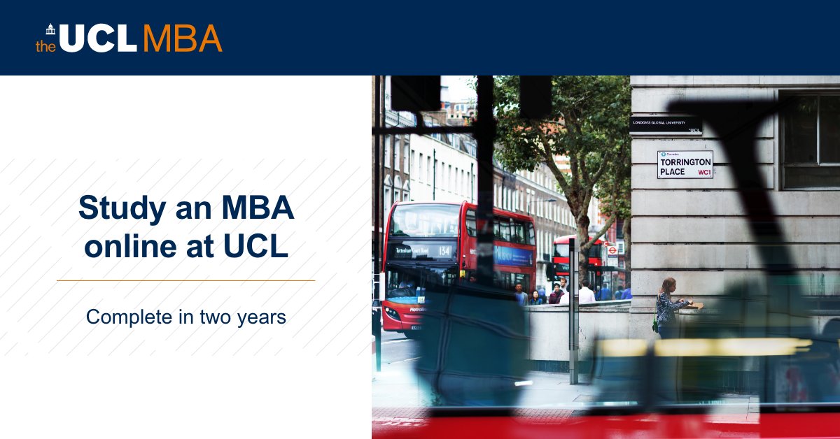 Study for an MBA online from UCL, named a top-10 university by QS World University Rankings 2020. We bring the UCL classroom experience to you. Learn alongside classmates with 5+ years of work experience. bit.ly/3zrNYV7