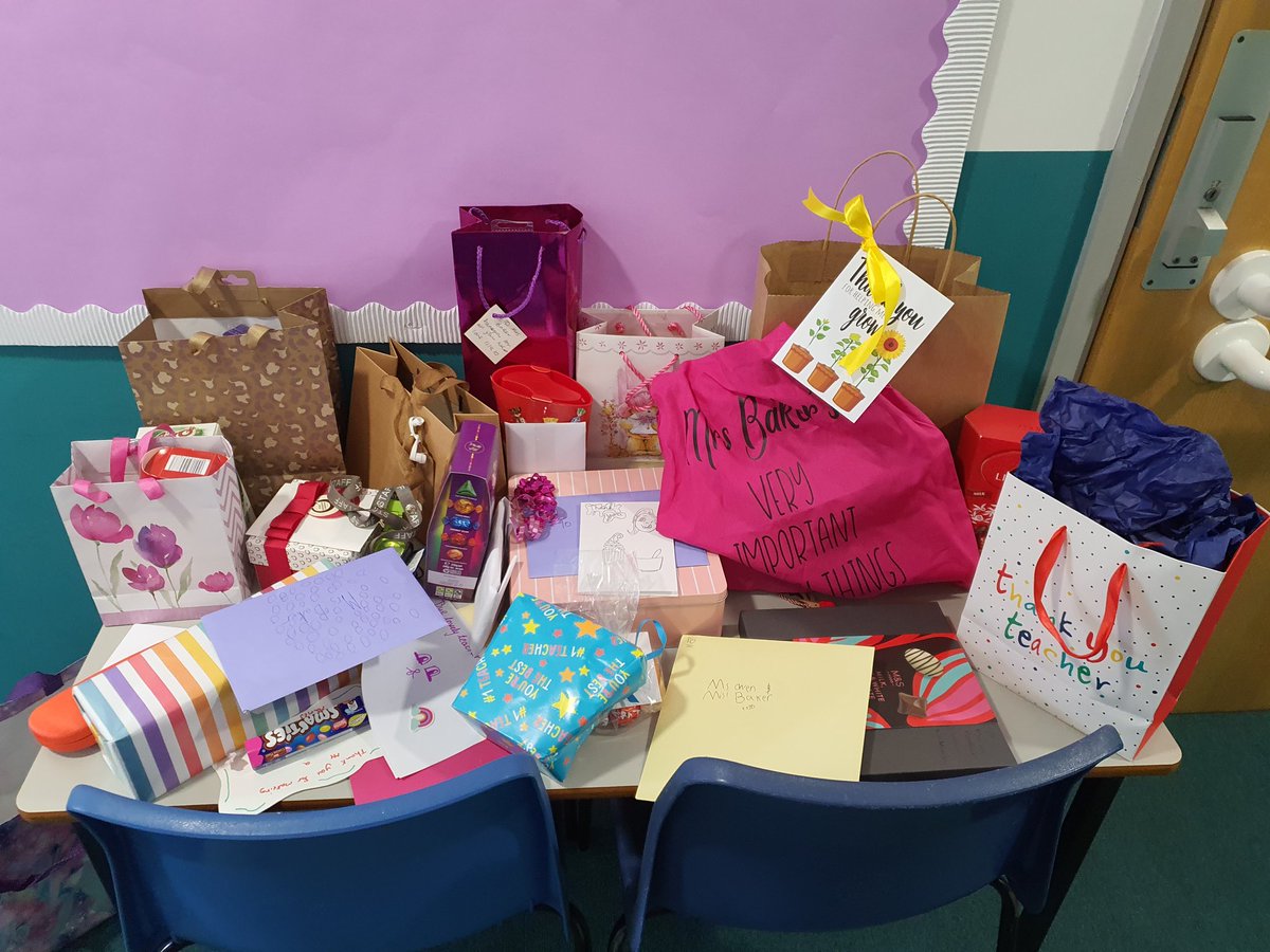 Here is some of the lovely gifts I received from the children in year 3. Thank you so much to the children who gave me a gift or card. It means a lot to me. I will miss everyone in year 3 😢
Good luck in year 4 🤞❤