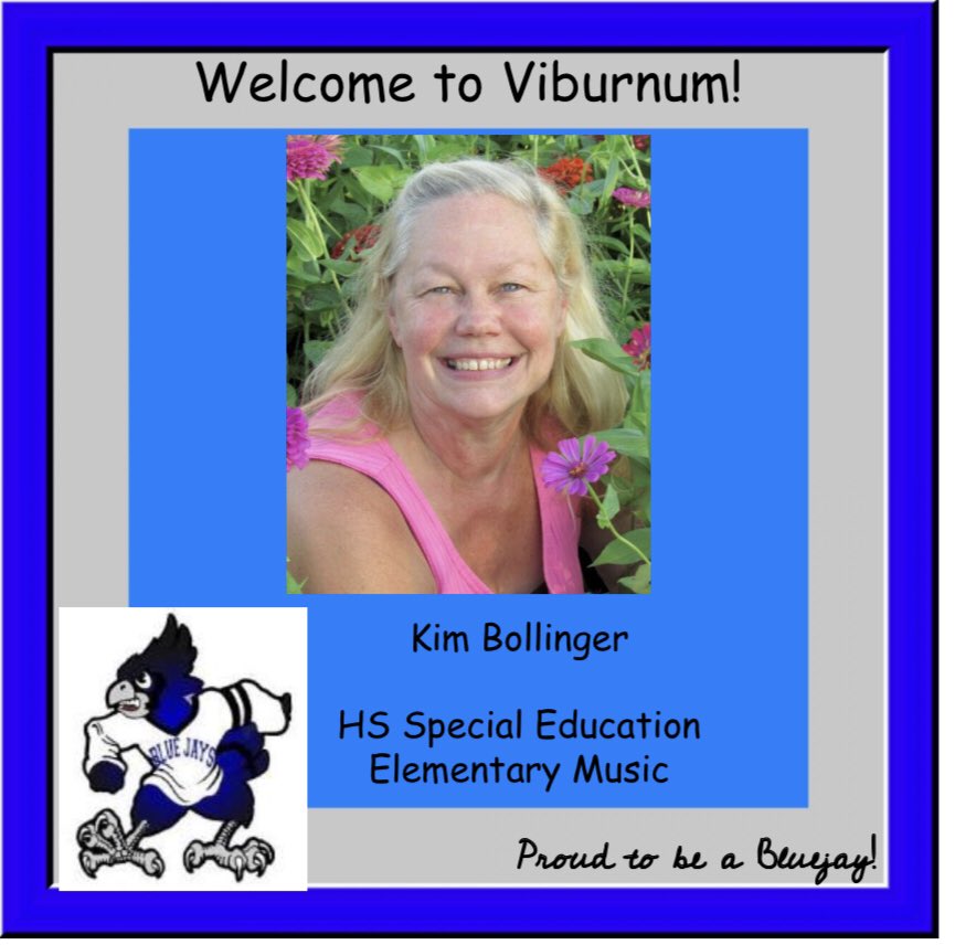 Mrs. Bishop and Mrs. Bollinger are great additions to both buildings!