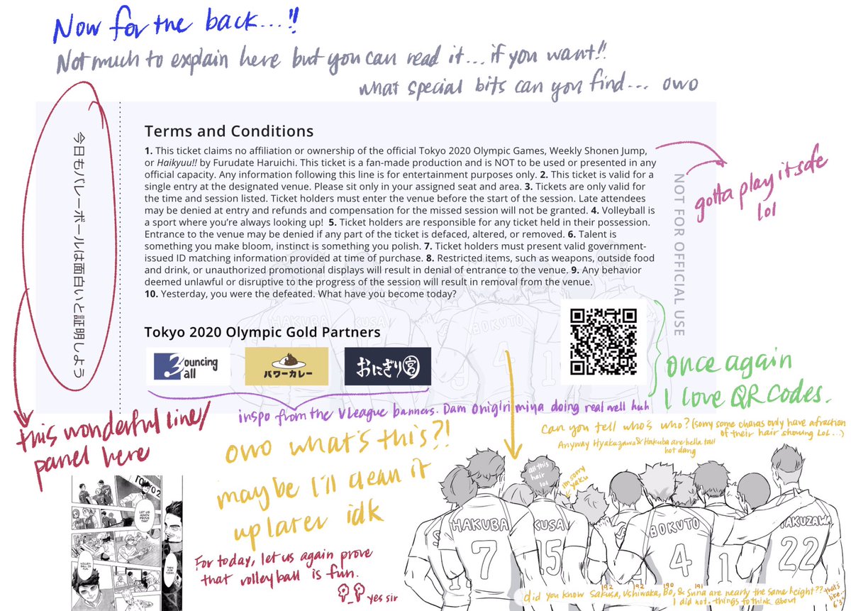 pokomero_'s tweet photo. Happy Olympics!! Here's a rough lil breakdown of the details you might notice on your HQ Olympic Ticket (pau version)!!
apologies in advance for my handwriting 🙏 https://t.co/STgILRJlJv