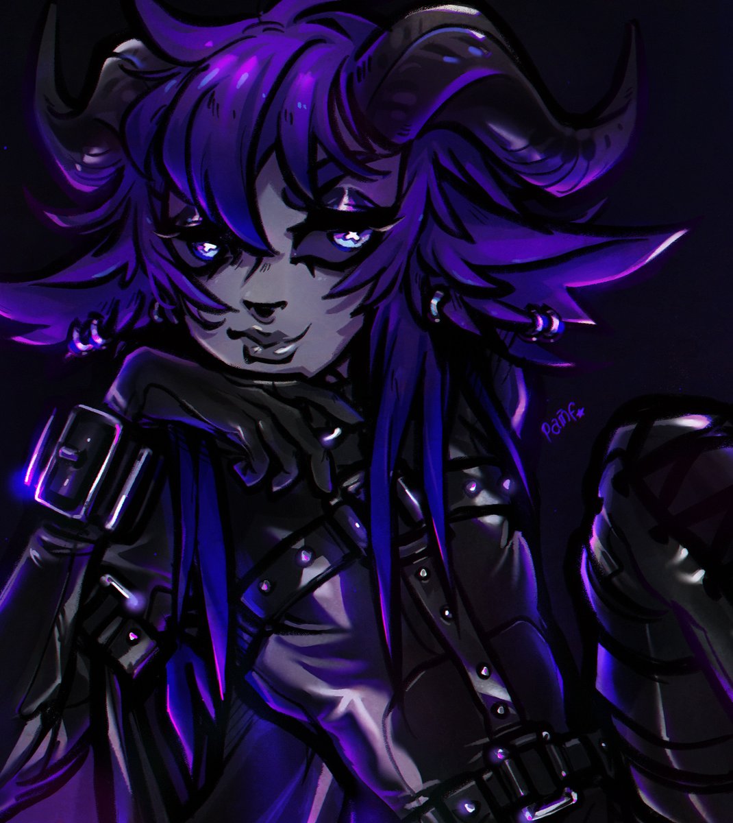 thisisnotsobed's tweet photo. Just a demon guy doing his demon business: posing in the flames of a pentagram💅 https://t.co/HTd0uQY19Y