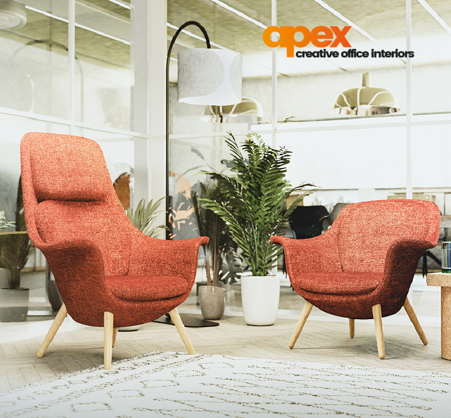 ApexOfficeLuton's tweet photo. Designed to envelope and wrap you in its soft, reassuring form. Unwind and de-stress in this statement chair for the modern office. Materials have been carefully considered to create maximum comfort. #officedesign #officeinteriors #officechair #receptionchair https://t.co/phbNQTYswP