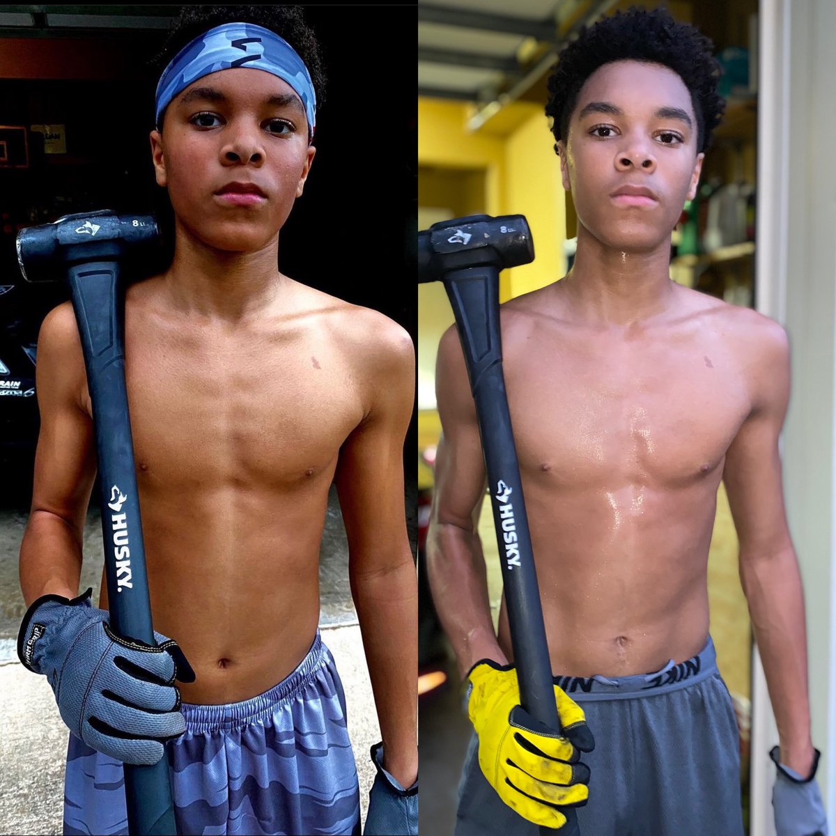 JasonLanierITZ's tweet photo. Somebody’s Growing Up!
1st pic 5-20-2020
5’10

2nd pic 7-22-2021
6’3

Crazy proud of you kid! You’re on pace!
#2026
#NoWeightsYet
#ButSoon🤨
#BambiWontBeBambiMuchLonger https://t.co/tw895LtaWX