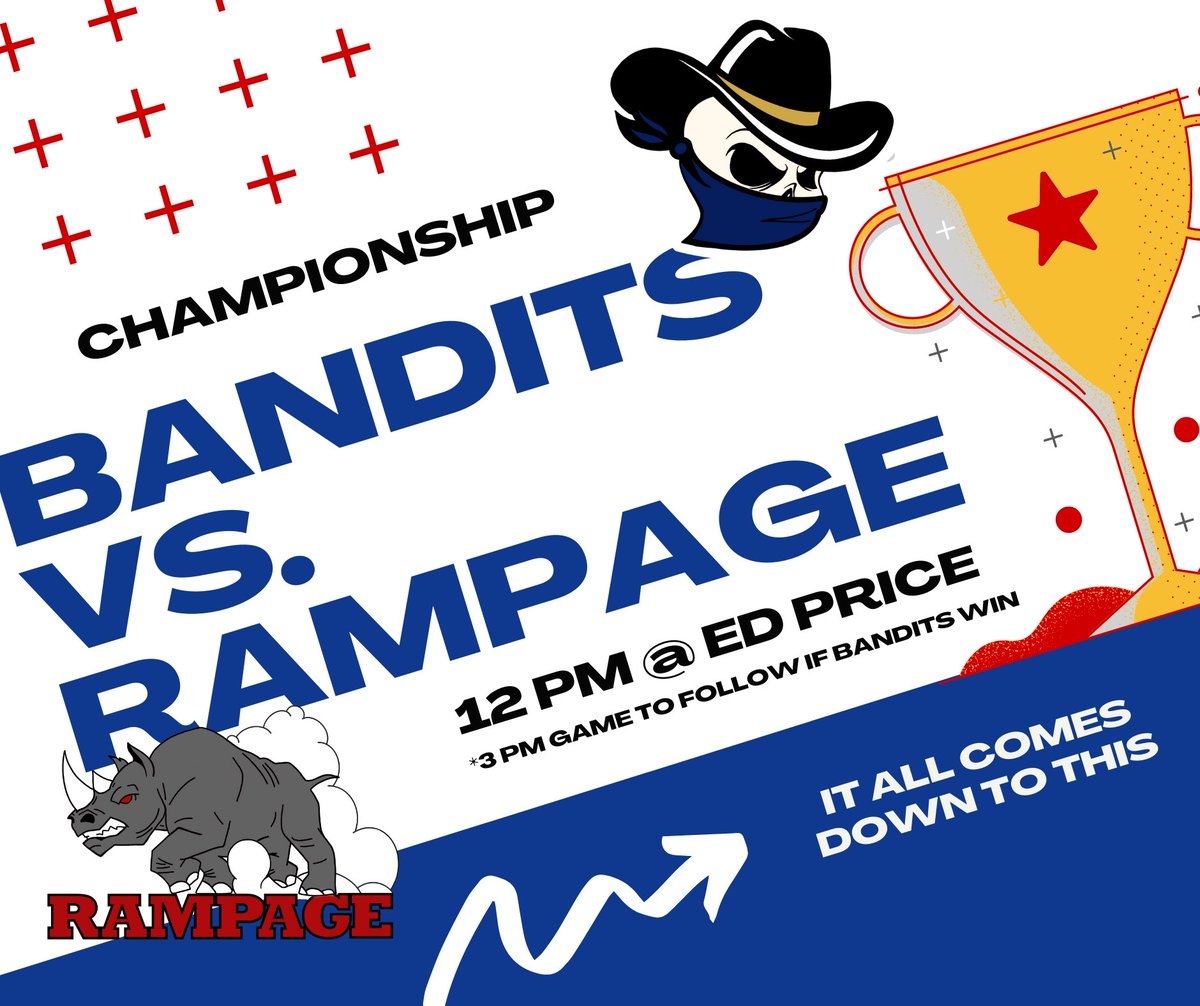 🏆CHAMPIONSHIP FRIDAY🏆

Today we will crown the champion of our inaugural season! The moment we’ve all been waiting for 😤