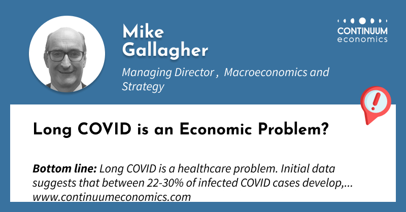Long COVID is an Economic Problem? Mike Gallagher, MD, Macroeconomics and Strategy, looks at economic implication so #LongCovid... 
bit.ly/3kOeeVD
Free trial here: bit.ly/2UFPzYQ
#trading #DXY #USmarkets #US10Y #fed #macroeconomics #emmarkets #worldgrowth