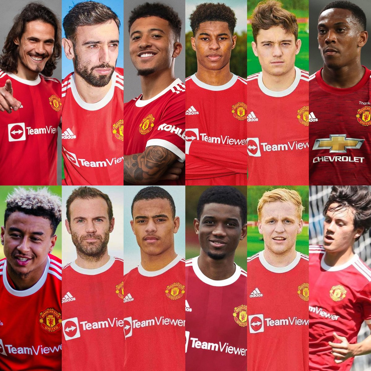 InvictosSomos's tweet photo. Así se ve el ataque del Manchester United en estos momentos. DESCOMUNAL. https://t.co/4gEcGSRVKw