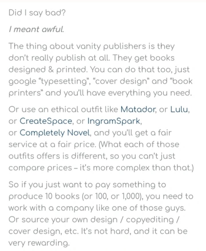 shrubaboti's tweet photo. #publishingscams and spreading awareness about it is our  responsibility towards fellow writers!! I've read a lot about vanity presses, some screenshots below to give you a gist. See more in the tweet below! #retweet #WritingCommunity Nobody can snatch our authorship! 😤💜 https://t.co/IjwZhjrkZp