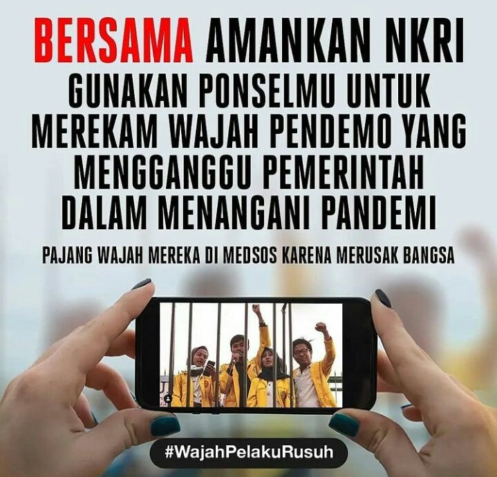 Tak ada tempat bg perusuh NKRI. Lawan...
#KitaPercayaJokowi