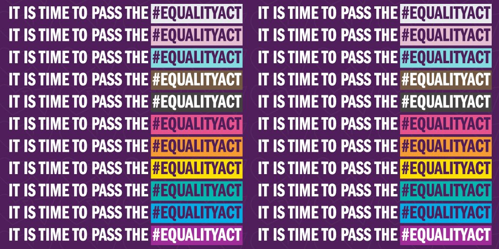 PFLAG's tweet photo. Today marks six years since the #EqualityAct was first introduced. It's well past due for our loved ones to have consistent, explicit nondiscrimination protections. 

Contact your lawmakers telling them it's time to pass the Equality Act NOW: https://t.co/N2BwtQmG4w 🧡🌈 https://t.co/HjZEgRGysh
