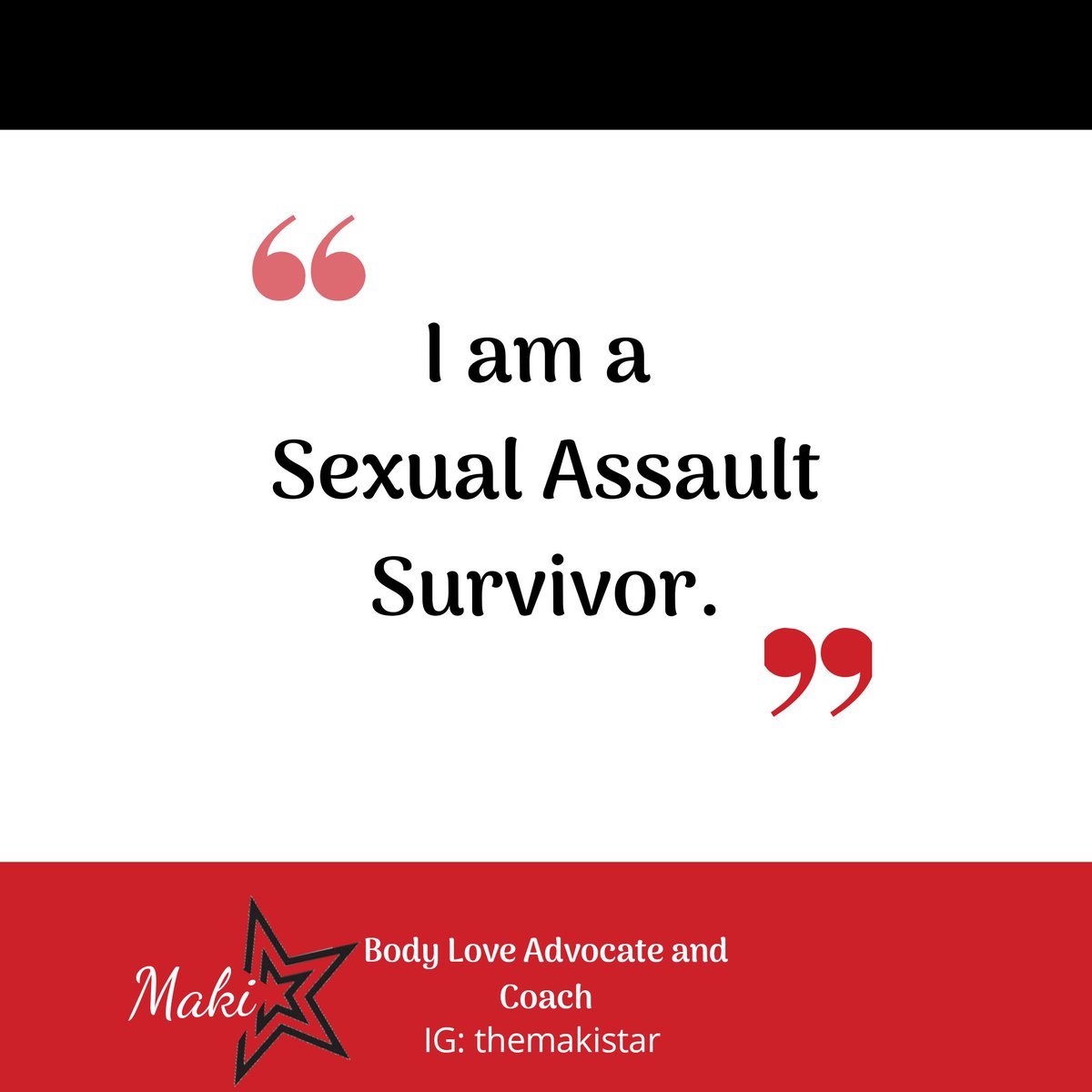 themakistar's tweet image. I will stand with anyone who has survived such. 
You are not a victim but a survivor!!

#iamasurvivor