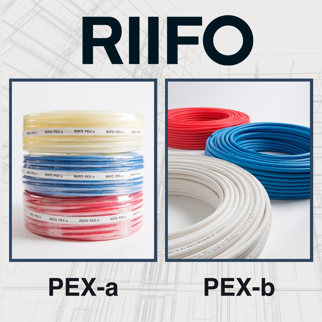RiifoA's tweet image. RIIFO provides both PEX-a and PEX-b tubing that can be used for the supply of potable water. However, PEX-a provides the highest chlorine-resistant (Class-5 listing) and the ideal tubing for swimming pools!

#PEXa #PEXaTubing #PEXb #PEXbTubing #Tubing #Crosslinking #HVAC
