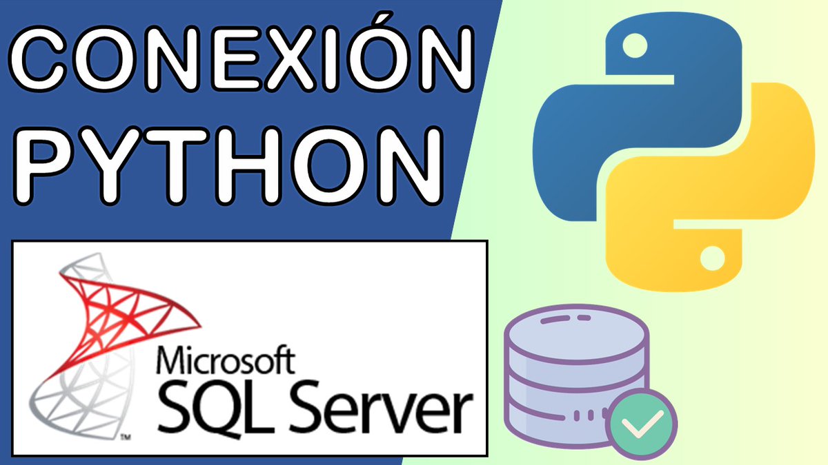 UskoKruM2010's tweet image. Python: Conexión con Microsoft SQL Server | Driver pyodbc 🐍 youtu.be/56pFefi2AVM a través de @YouTube 
Me ayudarías mucho si lo compartes ✌ ¡Gracias por verlo! 😊
#python #python3 #tutorialPython #cursoPython #python_sqlserver #sqlserver #bd #database #pyodbc