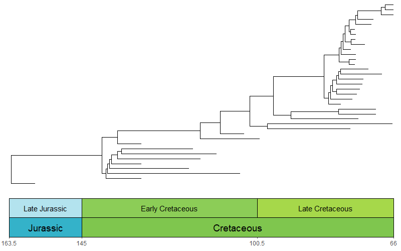 willgearty's tweet image. It's never been easier to add a customizable #timescale to your #ggplot! My #RStats package #deeptime is now on #CRAN🤯! cran.r-project.org/package=deepti…