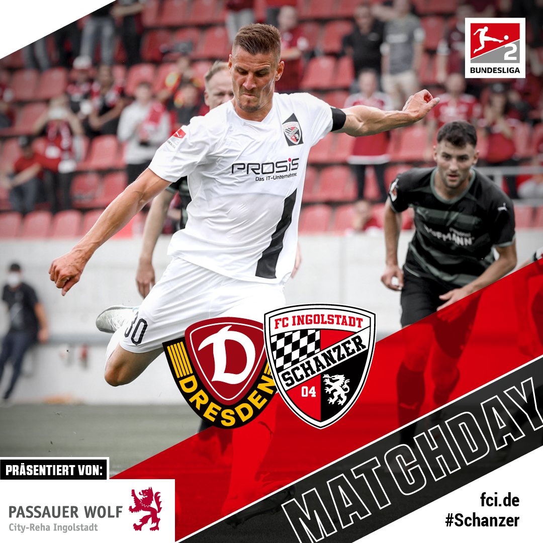 🔥 #MATCHDAY 🔥
Wir sind wieder da. Auf einen heißen Fight zum Auftakt‼️🖤❤️
⚽ <a href="/DynamoDresden/">SG Dynamo Dresden</a> vs. #Schanzer 
📍Rudolf-Harbig-Stadion 🏟
🕗 13.30 Uhr 👀
🐤 #SGDFCI | #2Bundesliga
