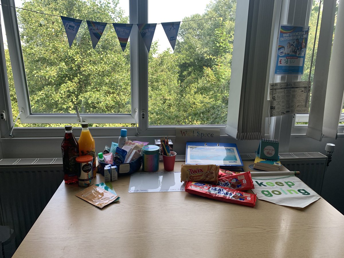 A huge thank you to @BTH_WellTeam for topping up our well space with lots of goodies. <a href="/SLT_BTH/">Speech and Language Therapy BTH</a> are extremely grateful 💙