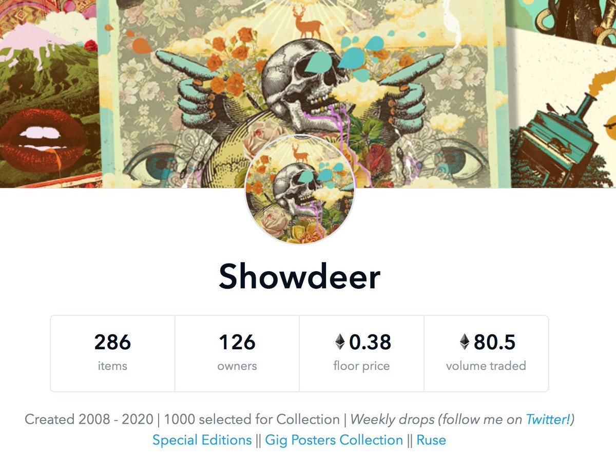 Just WOW!!! Reached 80 eth vol traded milestone and hit 3,000 followers 🔥🚀❤️ I appreciate you guys so much! Keep an eye out today for a surprise drop! Showdeer.Art