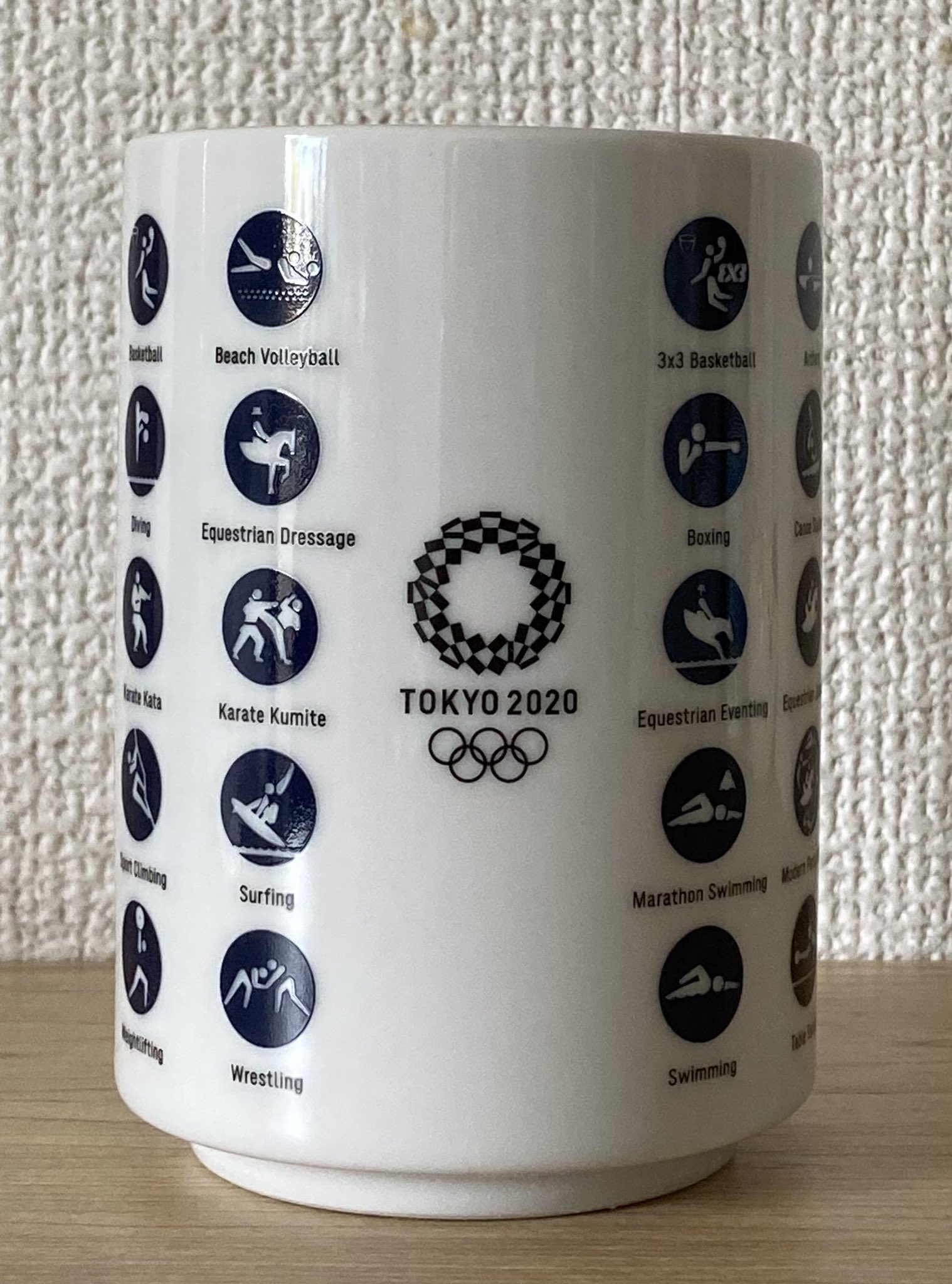 ファッションデザイナー 新品 東京オリンピック 東京パラリンピック ピクトグラム 湯呑 食器 インテリア 住まい 小物 12 600 Jkkniu Edu