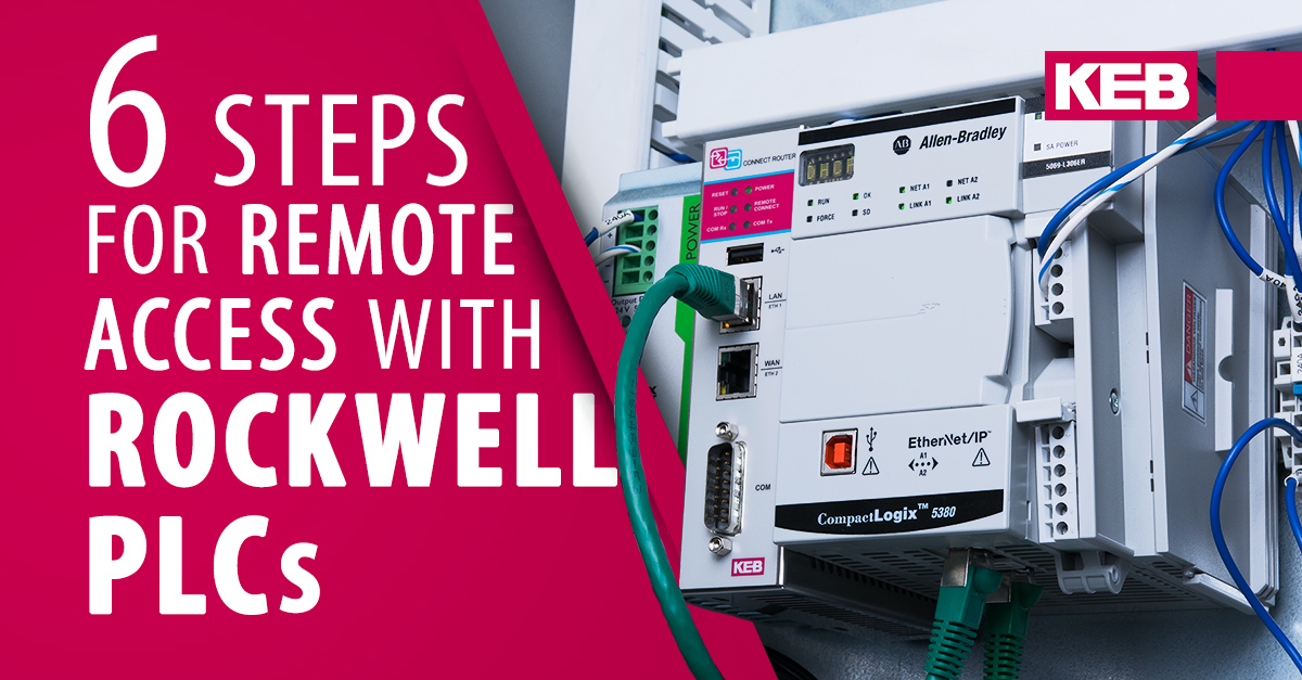 KebAmerica's tweet image. This is how to gain remote access to an Allen-Bradley PLC in six easy steps with our remote access router. kebamerica.com/blog/remote-ac…
@ROKAutomation #KEBamerica #allenbradley #programmablelogiccontroller #plcprogramming #remoteaccess #remotemonitoring #iiot #industrialiot