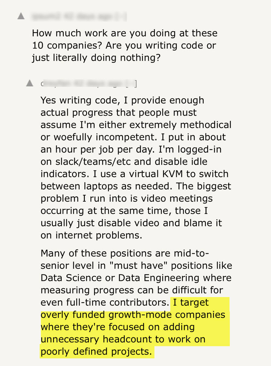silberschmelzer's tweet image. You have to target overly funded growth-mode companies where they are focused on adding unnecessary headcount to work on poorly defined projects. #COVIDIOTS #softwareengineerhumor