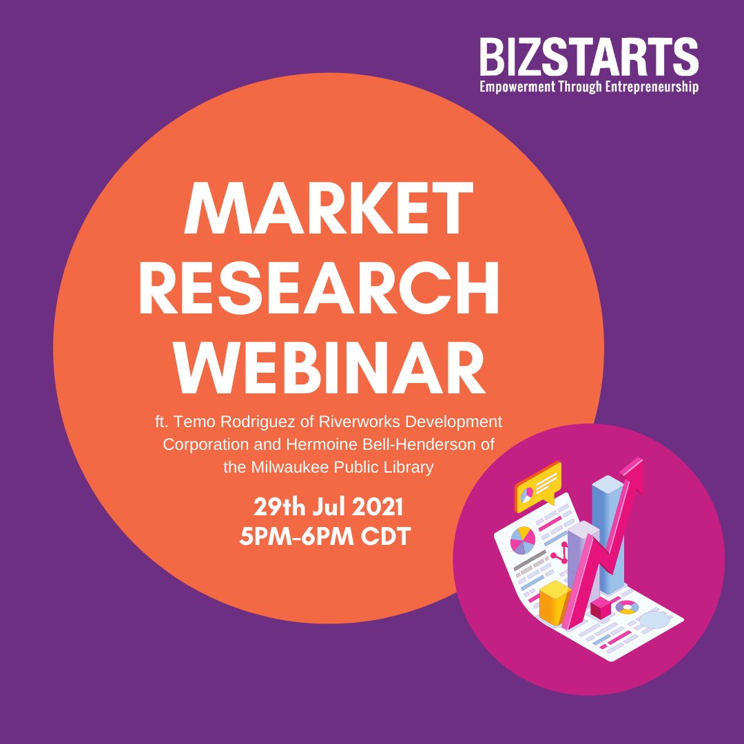 Don't forget -- our market research webinar is coming up just around the corner! Join us next Thursday to learn more about how to sell to your target audience and connect to organizations that will help you along the way to success!

Sign up now below!
ow.ly/nTAZ50FBLQB