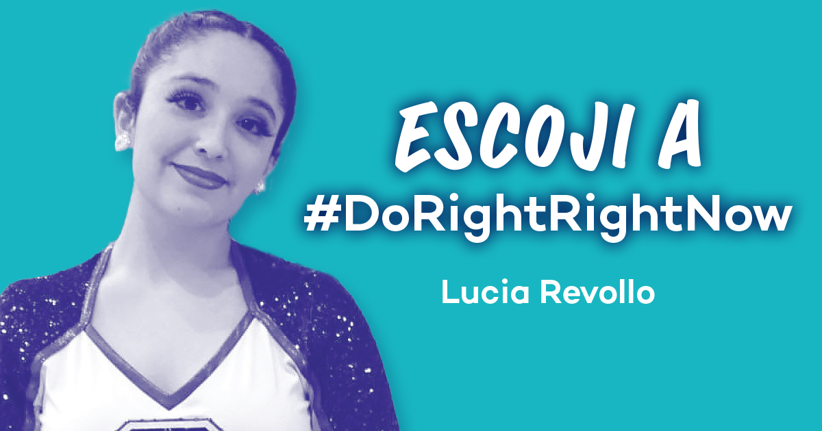 Lucia Revollo, senior en <a href="/OPS_SouthHigh/">South High</a>, eligió a #DoRightRightNow.

“Después de un año completo de aprendizaje remoto, vacunarme fue la decisión responsable para mí para poder terminar la escuela secundaria en persona y prepararme para el éxito en la universidad," dijo ella.
