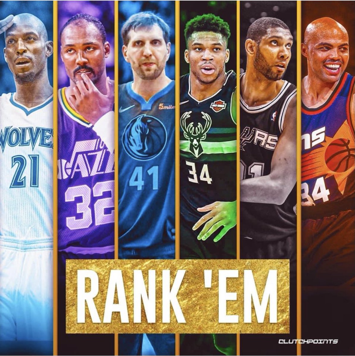 RANK ‘EM‼️🤔 (1 - 6) 🔥 #BasketballTalk #BasketballDebate