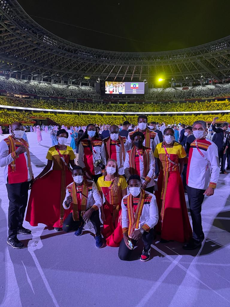 That proud moment that we have been waiting for. #TeamUgandaForOlympics <a href="/Tokyo2020/">#Tokyo2020</a>