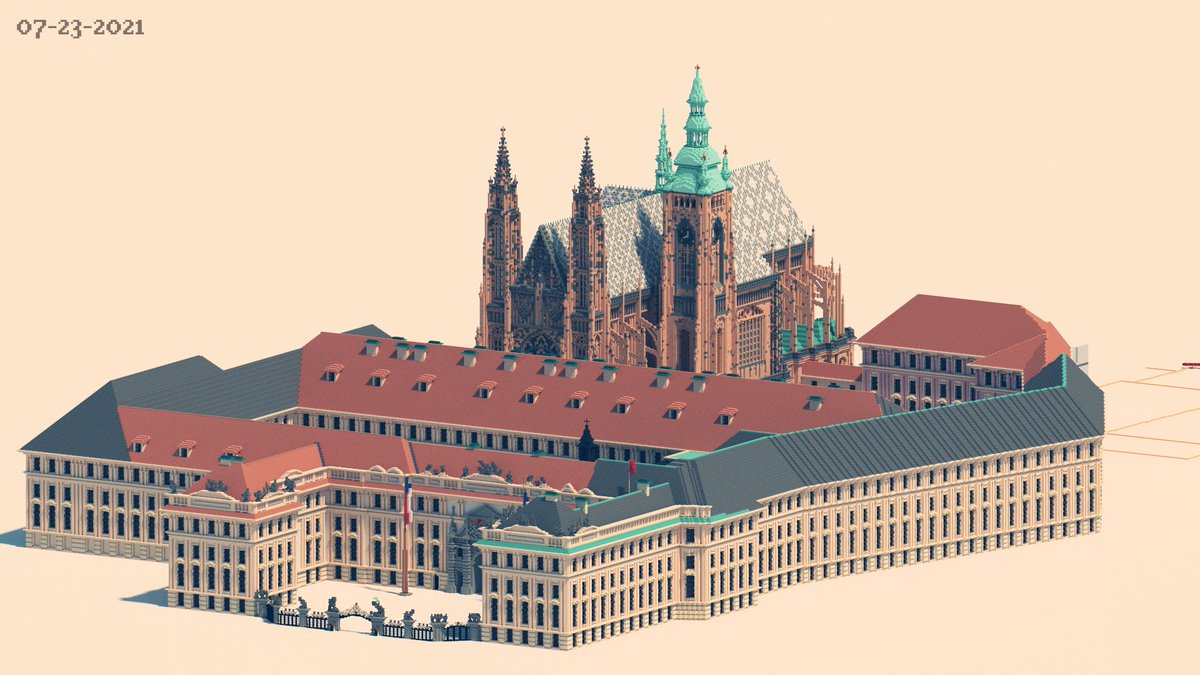 My slow progress on Prague Castle map. 
I have already completed the first, second and third courtyards of the castle.

Download map here: planetminecraft.com/project/prague…