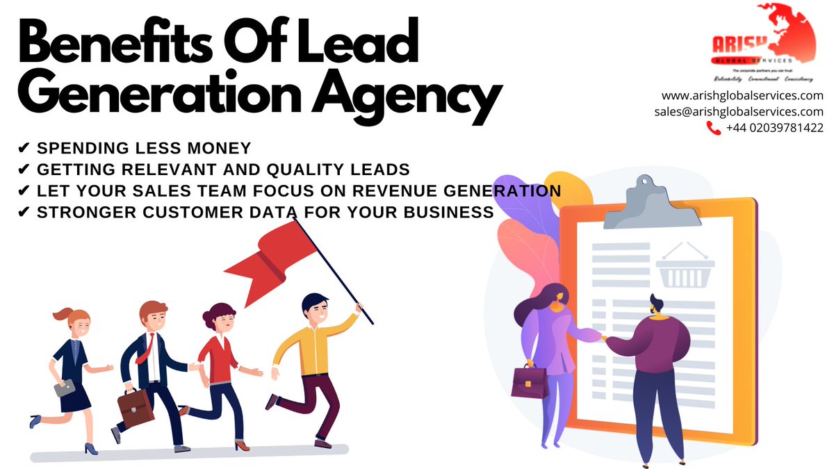 Wondering why you need #B2B #LeadGenerationAgency when you have your inbound support who can do amazing work. Let’s consider these benefits of #outsourcing #lead generation services.

For more visit: arishblobalservices.com or get in touch with our experts at +4402039781422