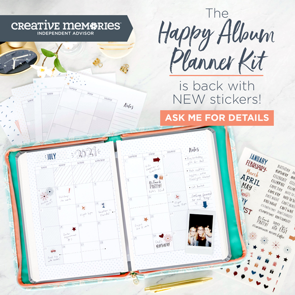 MemoryKeepingR's tweet image. Make this your happiest, most productive year yet with the Happy Album Planner Kit! This must-have calendar planner for your busy life on the go includes 26 single-sided blank calendar pages with Happy Album designs and spaces for writing notes...

🛍 - creativememories.com/user/memorykee…