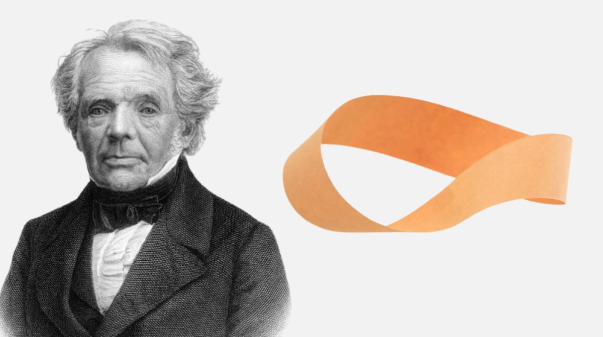 August Ferdinand Möbius discovered the Möbius band in 1858 at age of 68