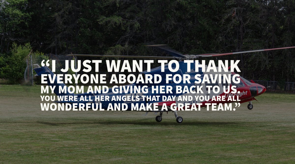 EHS_NS's tweet photo. A family member sent in this note of appreciation for the #EHSLifeFlight team of critical care paramedic Jonathan M., critical care flight nurse Jamie H., fixed wing pilots Mark W. and Jacob H., and helicopter pilots Maximillan D. B. and Doug M. Well done, team! #FridayFanMail https://t.co/xmB5bgf7Am