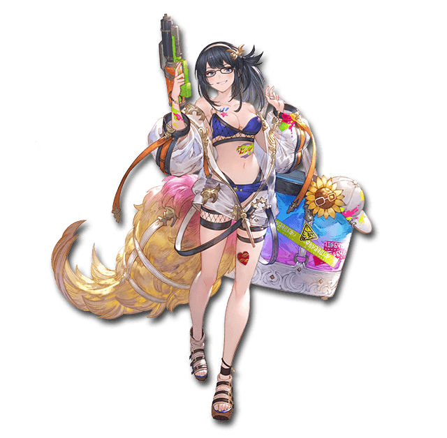 ミムメモ速報 記事更新 グラブル 水着イルノート サマーバージョンssr 土属性 のキャラクター性能情報 一人水着ミムメモアラナンミカエル召喚効果みたいな超欲張りセットを抱えてゲーミングいたずらお姉さんが土属性に登場 T Co