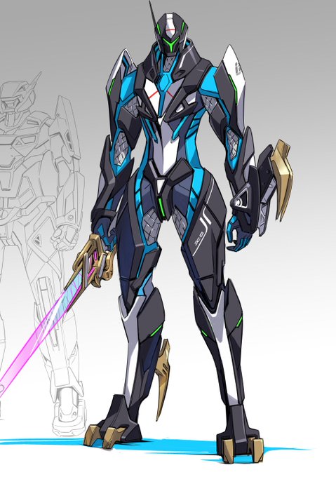 オリロボ三つ目清書しました
ま、まあまあカッコイイのでは…?(控え目に自画自s 