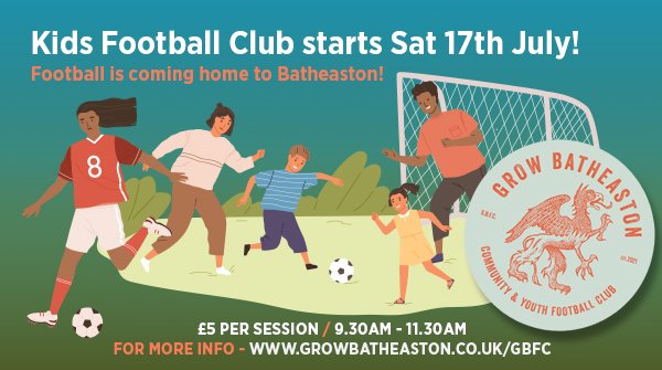GBFC Sat sessions start tmw 9.30am-11.30am £5 cash per child per session, no need to register just turn up and if you haven't already filled in a form do so. Parents are welcome to stay or have some time out. Don't forget hats, suncream, water snack, trainers no studs please.