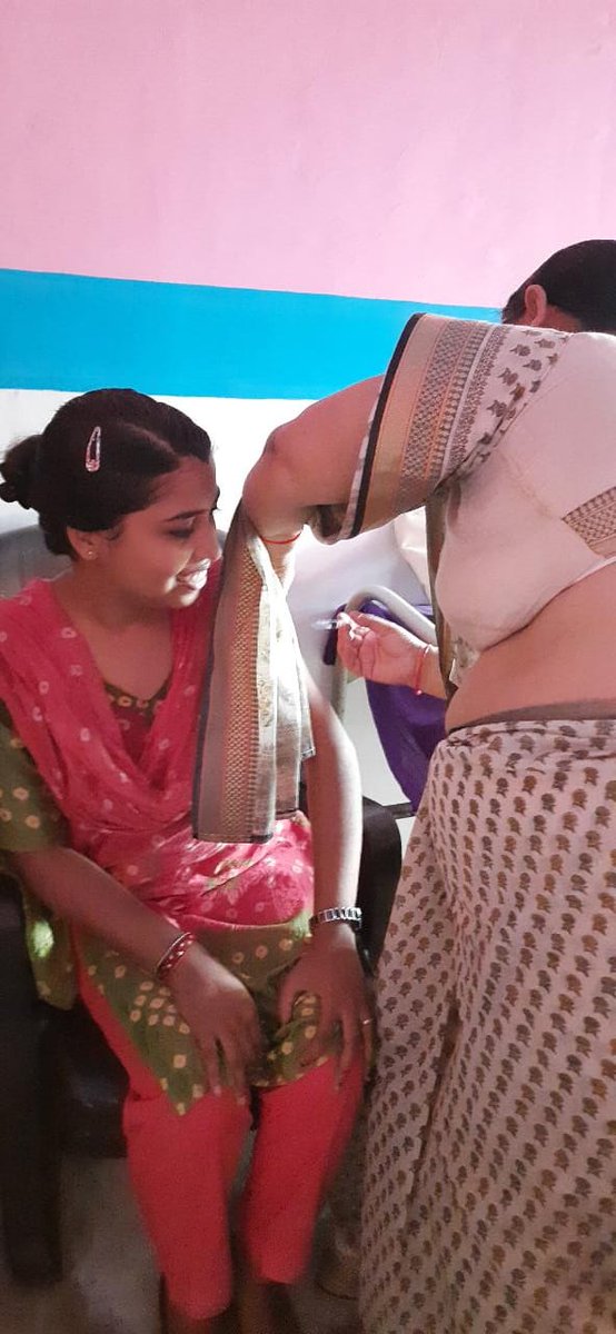 ShwetaS44798926's tweet photo. Got Our #1st_Shot_of_Covaxin_Vaccine💉
💉💉 #Vaccination_is_Must to help
#Health_First
#Be_Responsible
#Made_In_India_Vaccine
#India_Fights_Covid19💉💉💉💉🇮🇳🇮🇳 https://t.co/z4ZftfSUcw