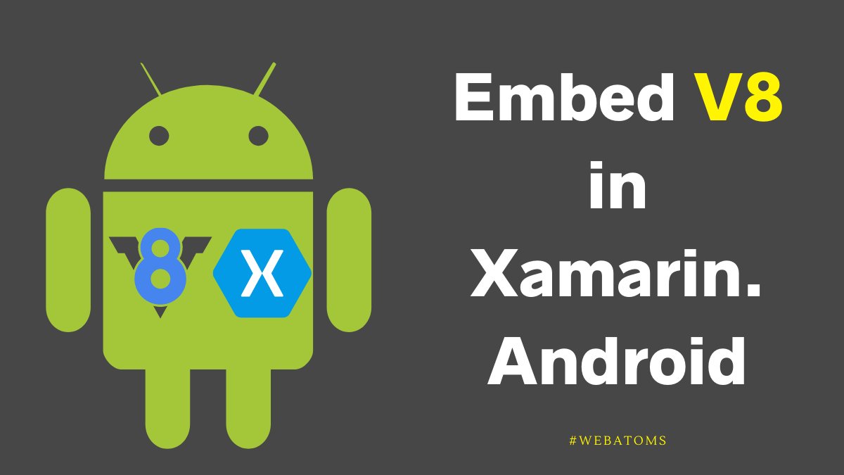 WebAtoms's tweet photo. Embed V8 in https://t.co/n617Q0fE6h.
#javascriptdeveloper #xamarin #csharp #V8 #learning #Blog #webatoms #javascript #AndroidDev #Android
https://t.co/ipHo39h4Dn https://t.co/l4RfbUGoGq