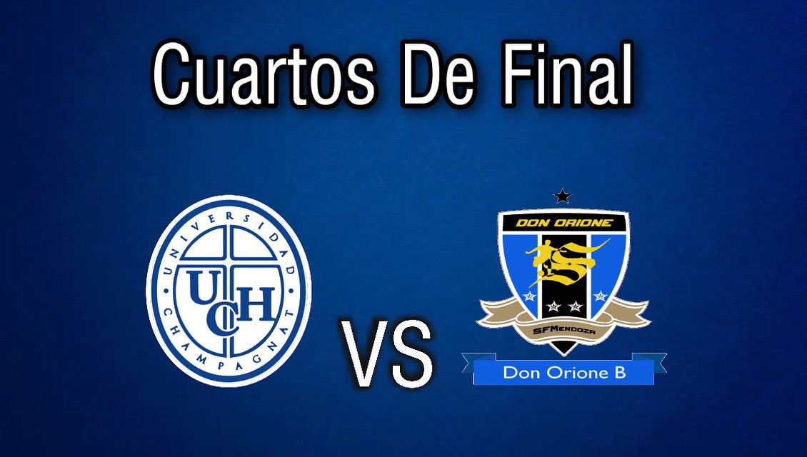 CUARTOS DE FINAL
Esta noche desde las 21:30hs recibimos a Don Orione B por los cuartos de final del torneo apertura.
#VamosChampa
