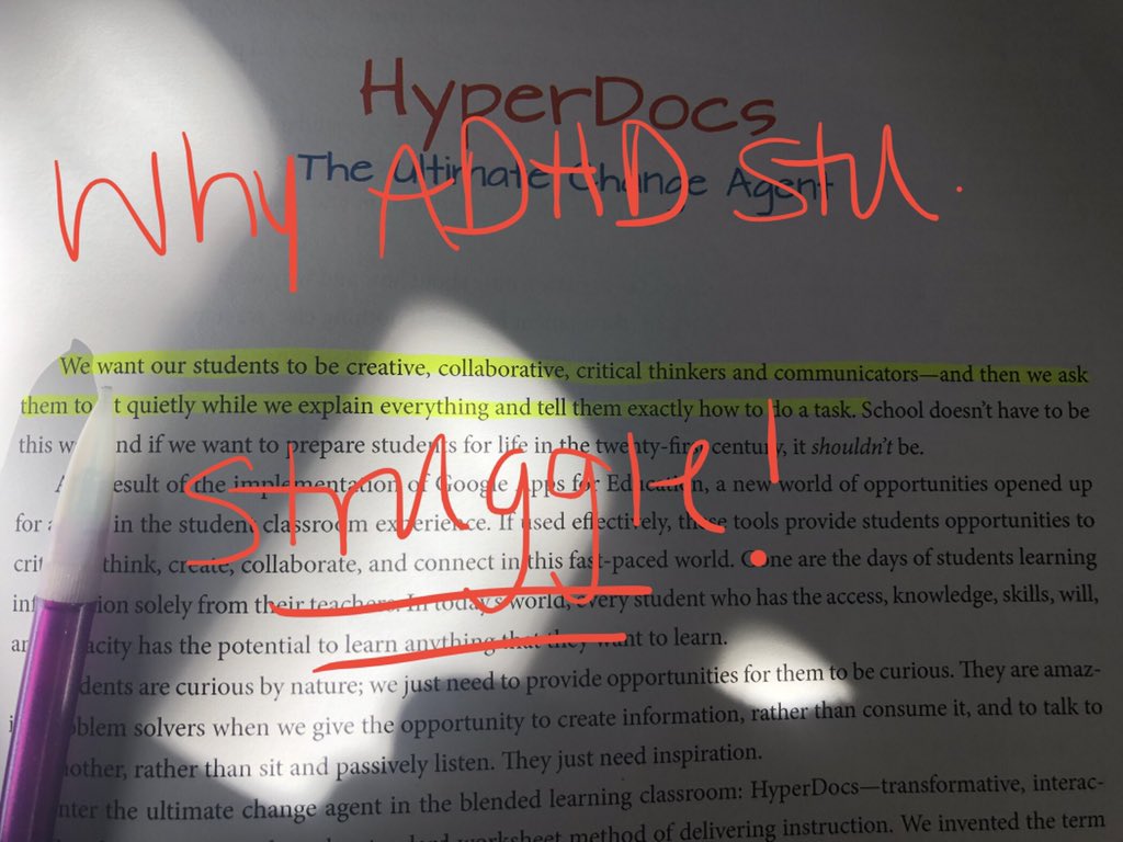 GardinMadison's tweet photo. #booksnap #conversechat @lhighfill #TheHyperdocHandbook BE FUN https://t.co/o3p6q6ZsYS