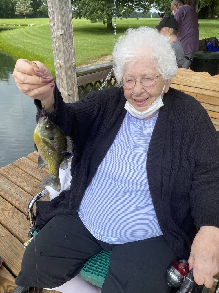 MillPondHC's tweet photo. Summer fishing is underway! We are so thankful for our time outdoors. Our residents enjoyed a day on the water. 🎣 #SeniorLiving https://t.co/uJ2KEuI9co