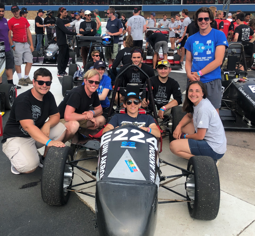 UAkron_Engr's tweet photo. Zips Racing Electric placed 2nd in acceleration, skidpad, and autocross at FSAE Michigan event. Yesssss! #AkronEngineering #ZipsRacing #EV #ElectricVehicle #ElectricCar #UAEngineering  #GoZips https://t.co/GQBEQ5uRY0