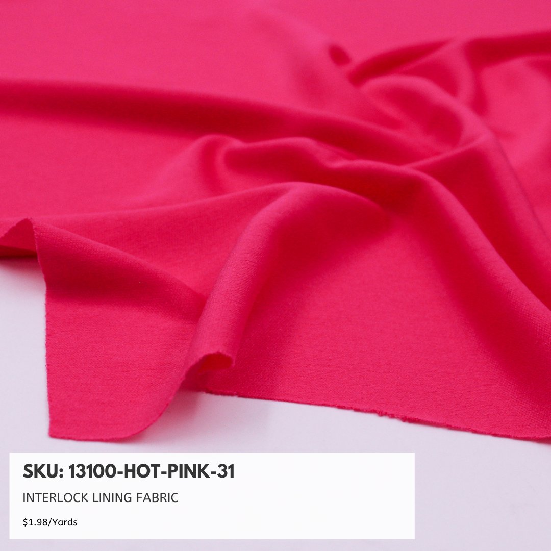 stylishfabric's tweet photo. Check out our best seller!Hot Pink Interlock Lining! Perfect for any project lining. 🤗  SKU: 13100-HOT-PINK-31
.
.
https://t.co/8dDfDaNvma https://t.co/NOpykSW2U5
