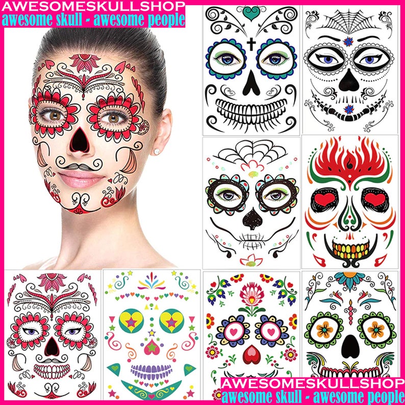 my_skull_shop's tweet image. Tattoo sugar skull art
Get it here = &amp;gt;&amp;gt;&amp;gt; https: //  tidd.ly/2URUcP4  &amp;lt;&amp;lt;&amp;lt; ----
 #skullart #skulltattoo #skullsticker #awesomeskullshop