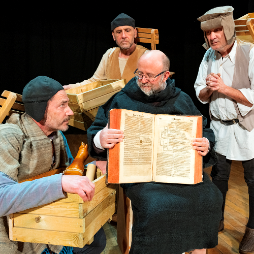 CSSUdine's tweet photo. 29 luglio #Lignano
#Guarnerius mangjâ libris e sfueâ parsuts
La vita dell'umanista Guarnerio d'Artegna scorre nell'avvincente racconto di #AngeloFloramo #TeatroIncerto #Fantini #Moretti #Scruzzi https://t.co/C0tTnxaBRL