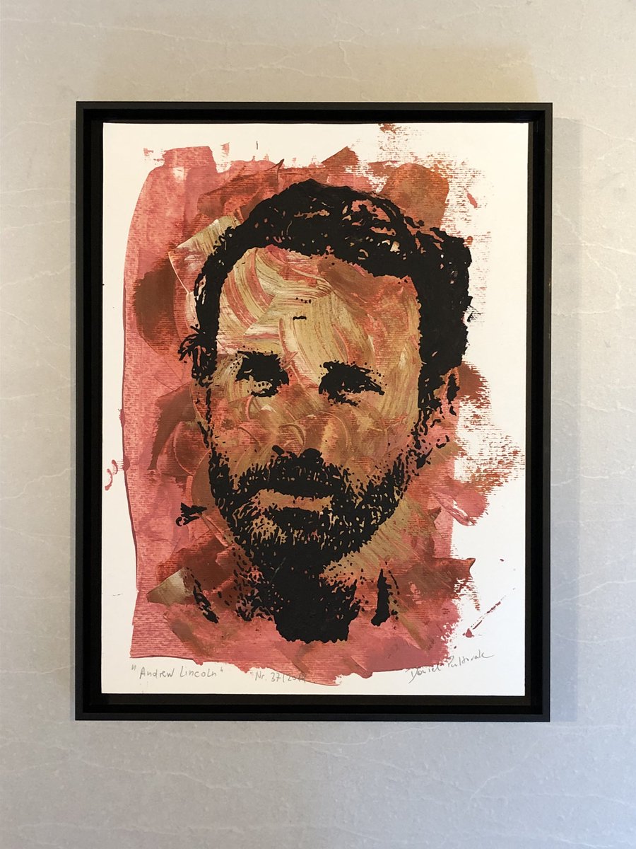 danielpultorak's tweet photo. An original Painting by me. 
🪓 Andrew Lincoln🔪
Click here to explore the sale:
📭

https://t.co/tCMfBmLieI

📦
#art #painting #artoftheday #arte #artwork #artist #NewYork #Berlin  #love  #abstractart  #architecture #news #kunst #TheWalkingDead  #AndrewLincoln #RickGrimes https://t.co/j68S52qVQV