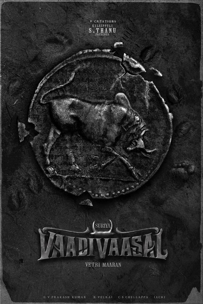 movieplayer11's tweet image. . @Suriya_offl ‘s #VaadiVaasalTitleLook @VetriMaaran @theVcreations @gvprakash @VelrajR @jacki_art #CSChellappa @kabilanchelliah 
#VaadiVaasal #வாடிவாசல்