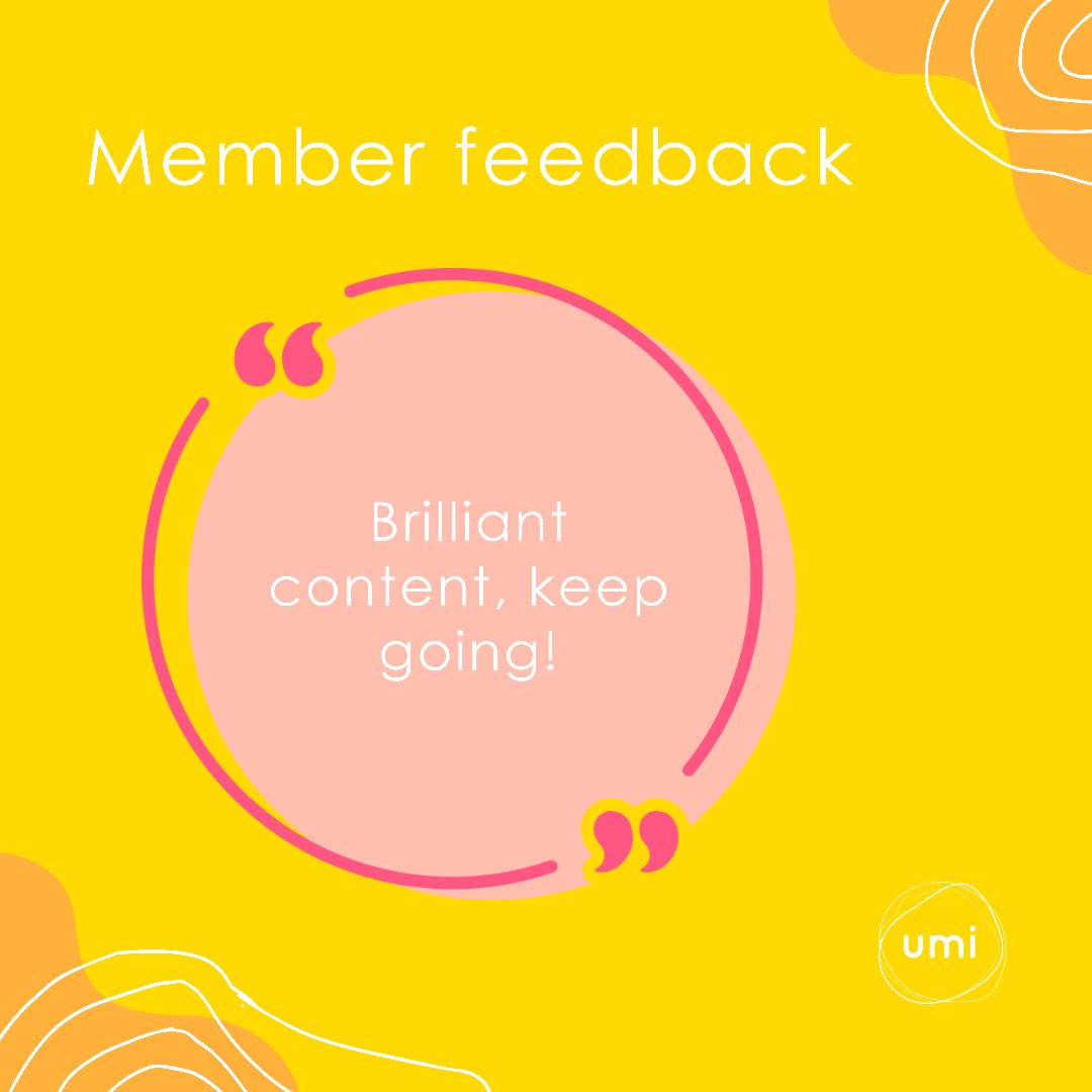 HealthUmi's tweet photo. And we intend to!! 😆

We LOVE all feedback that we receive from our growing Umi community - sometimes its a few words, sometimes it’s a few hundred words. Either way, we are here for it

Please don’t ever hesitate to get in touch with any feedback or requests https://t.co/iV1ofzzxof