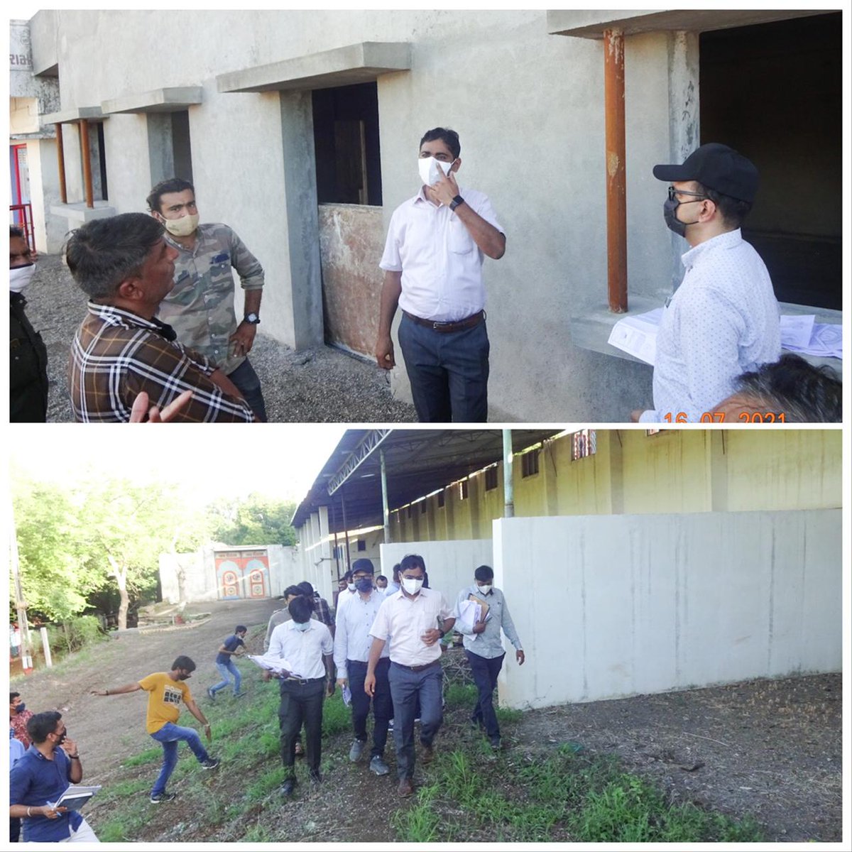 ગઢડા તાલુકા ના લીંબડીયા ગામે આવેલ પૌરાણિક સાત હનુમાન મંદિર ને યાત્રાધામ તરીકે વિકસાવવાના પ્રોજેક્ટ અંગે સ્થળ પર તમામ લગત અધિકારીઓ, ટ્રસ્ટીઓ, કોન્ટ્રાક્ટર સાથે મીટીંગ કરવામાં આવી. કામગીરીનું નિરીક્ષણ કરી, કામ તુરંત પૂર્ણ કરવા સૂચનાઓ આપવામાં આવી.