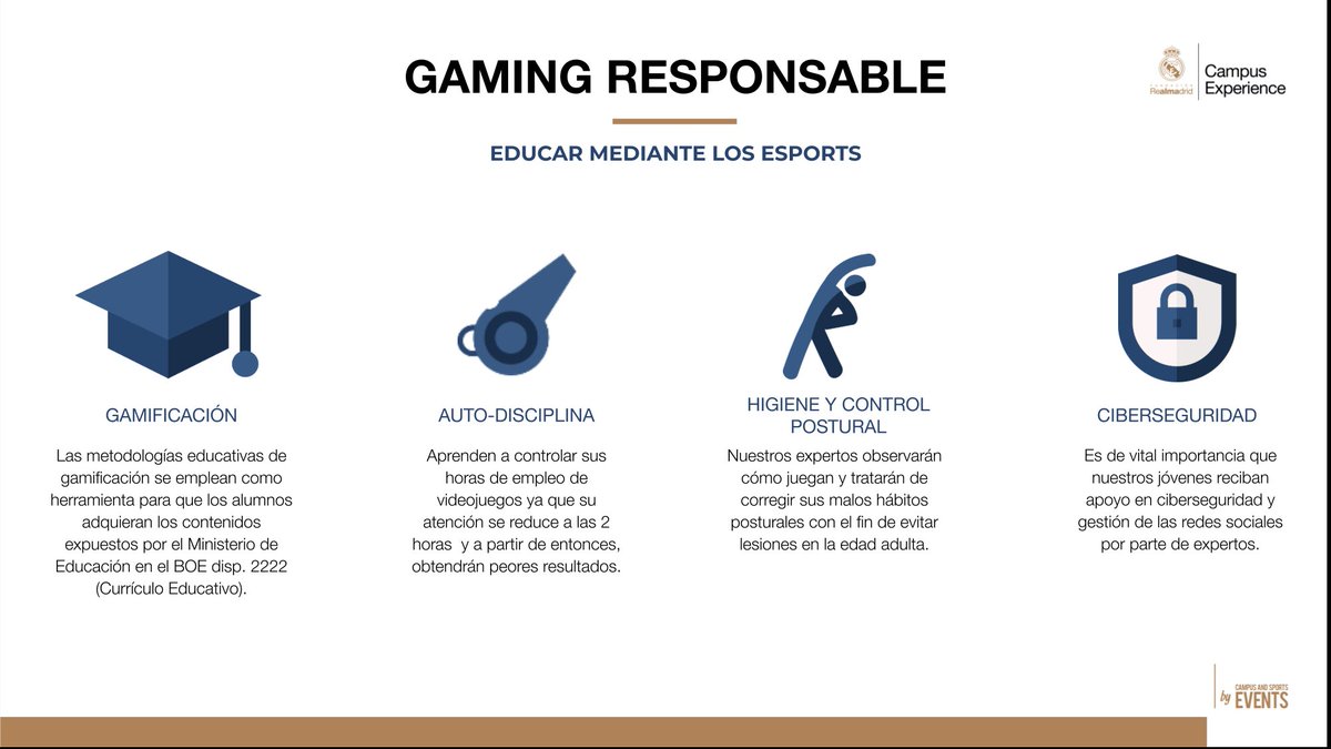 🗓Hoy nuestro Director Académico <a href="/MattProAcademy/">José de Matías</a> tenía una entrevista con <a href="/Fun_Realmadrid/">Fundación Real Madrid</a> para tratar temas como:

1️⃣Gaming responsable.

2️⃣Beneficios de los deportes electrónicos.

3️⃣Aspectos negativos y cómo reducirlos.

4️⃣Videojuegos educativos

Y mucho más!